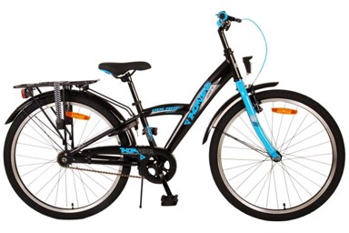VOLARE Dječji bicikl Thombike, 24", crno-plavi
